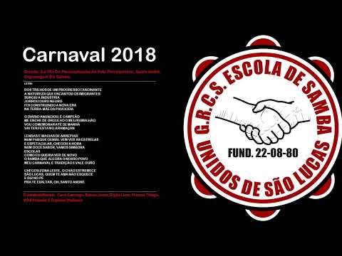 Samba Enredo Unidos de São Lucas 2018