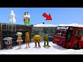 FRANKLIN AND SHINCHAN GOING TO A ROAD TRIP IN SNOW WITH BRAINROT ANIMALS IN GTA 5