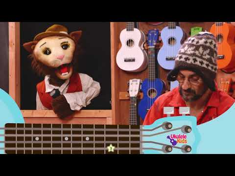 Ukulele 2 chord song for Kids (Am and C)  Favourite Fruit Song by Ukulele Kids