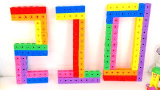 Learn Numberblocks DIY  BIG NUMBER Activity Set Simply Math 🧮  Cubes Set - Alphablocks Learn to Read