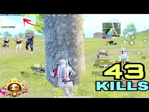 NEW WORLD RECORD 2024 | 43 KILLS SOLO vs SQUAD | S4S GAMING PUBG MOBILE l ASIA ACE MASTER