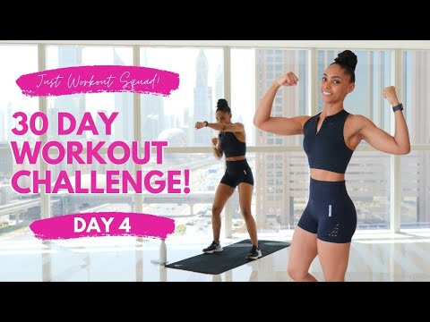 30-Day Workout Challenge - 'I AM STRONG' - Day 4 | NO EQUIPMENT REAL-TIME Workout