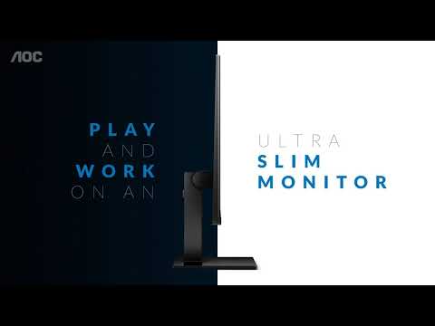 AOC 24V2Q Monitor 60,5 cm (23,8 Zoll) video preview