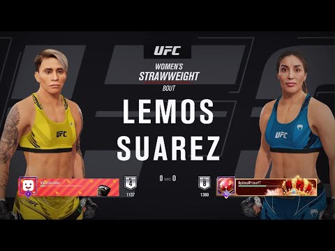 Amanda Lemos vs Tatiana Suarez UFC 4