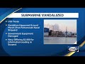 Sub at Portsmouth Naval Shipyard was vandalized, officials say