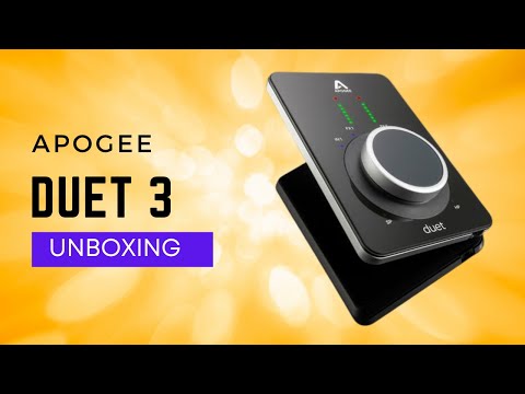 Best Portable Audio Interface: Apogee Duet 3 Unboxing (No Talking)