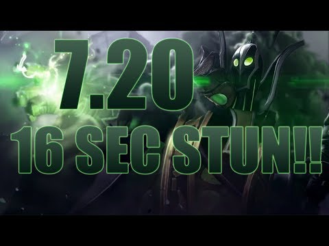 Dota 2 7.20 Rubick 16 seconds gapless instant stun combo