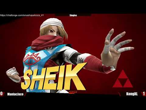 SmashaPalooza 41: Winners Semis - MaNiAcJaCe (Sheik) vs KongXL (King Dedede)
