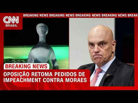 Carlos Viana protocola 54º pedido de impeachment contra Moraes no Senado | CNN 360°