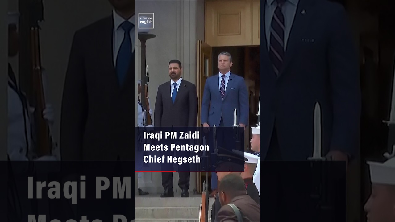 Video | Iraqi PM Zaidi Meets Pentagon Chief Hegseth