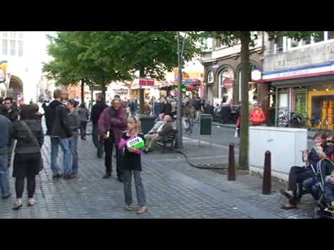 M2U00393 Leuven Louvain Belgium Kermis Leuven Stadtfest Löwen Belgien Video 4