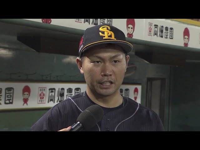 ホークス・中村晃選手ヒーローインタビュー 2018/6/22 Bs-H