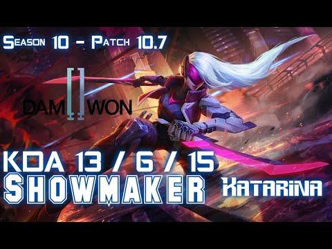 DWG Showmaker KATARINA vs SYLAS Mid - Patch 10.7 KR Ranked