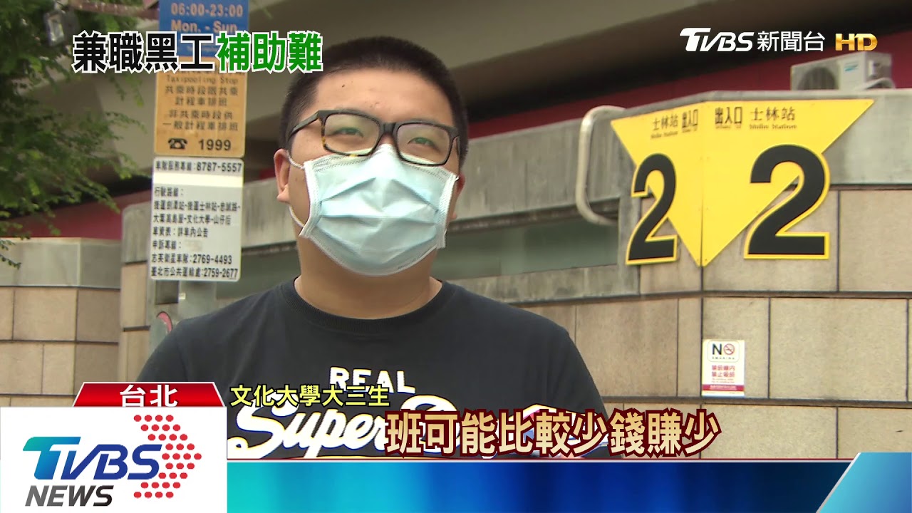 紓困漏工讀?學生打工遭砍班 恐領無補助