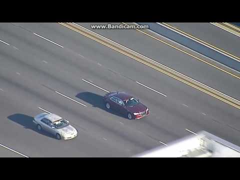 Anaheim California Police Chase 06/18/2017 - Reckless Driver