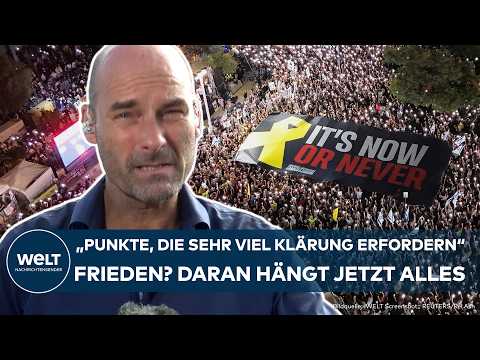 ISRAEL: "Erfordert sehr viel Klärung" Frieden mit Hamas? An diesen Punkten hängt jetzt alles!