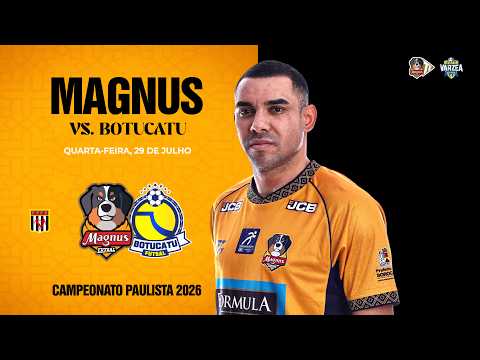 Capa de Magnus Futsal x Botucatu | Campeonato Paulista 2026