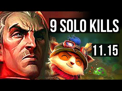 SWAIN vs TEEMO (MID) | 11/0/3, 9 solo kills, 1000+ games, Legendary | KR Diamond | v11.15