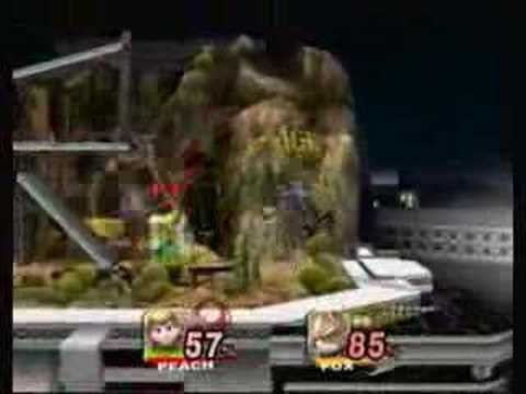 SSBB - Dark.Pch (Peach) vs Shadowkid (Fox)