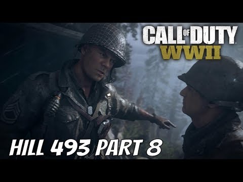 CALL OF DUTY WW2 Walkthrough Gameplay Part 8 - HILL 493  - Campaign Mission 8