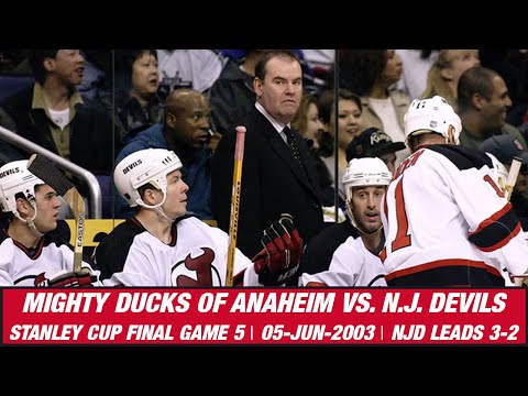 Mighty Ducks of Anaheim at New Jersey Devils Highlights: Game 5, 2003 Stanley Cup Final