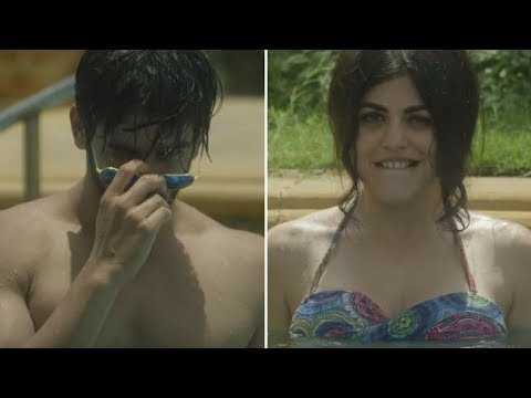 Aryan Shena'z flirting gone wrong in the pool