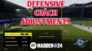 Madden 24: Understanding Defensive Coaching Adjustments(What you need to know)