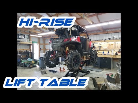 NEW LIFT TABLE! -Derek Weaver 1500 Hi-Rise Lift Table