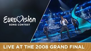 Simon Mathew - All Night Long (Denmark) Live 2008 Eurovision Song Contest