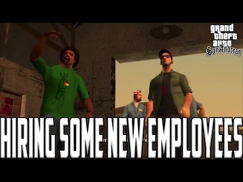 Grand Theft Auto San Andreas PS4 Gameplay Walkthrough Part 29 HIRING SOME NEW EMPLOYEES