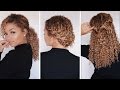 3 Super Easy Hairstyles for 3b/3c Curly Hair | Bella Kurls Extensions | Ashley Bloomfield