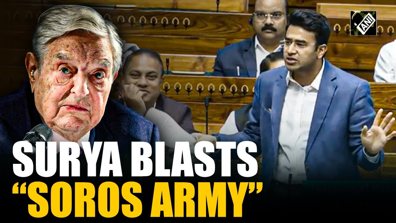 We are the party that is standing against your Soros army: BJP MP Tejasvi Surya blasts opposition