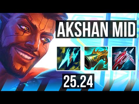 AKSHAN vs SYLAS (MID) | Good KDA: 22/1/4 | EUW Master | 25.24