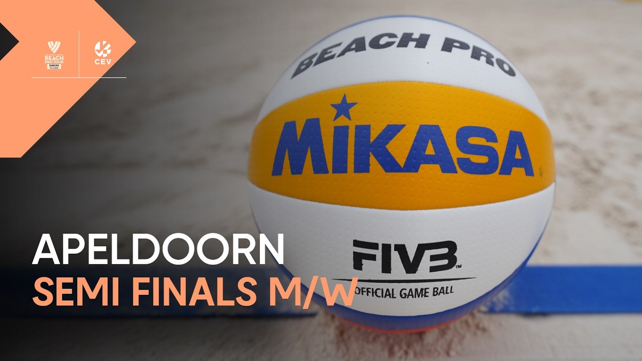 LIVE | 2026 Volleyball World Beach Pro Tour Futures | Apeldoorn | Semi Finals M/W