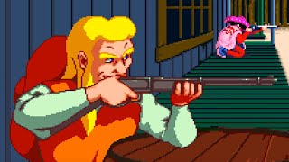 Casual Longplay: Sunset Riders (Arcade EAC version) full game session for 1 Player with Bob