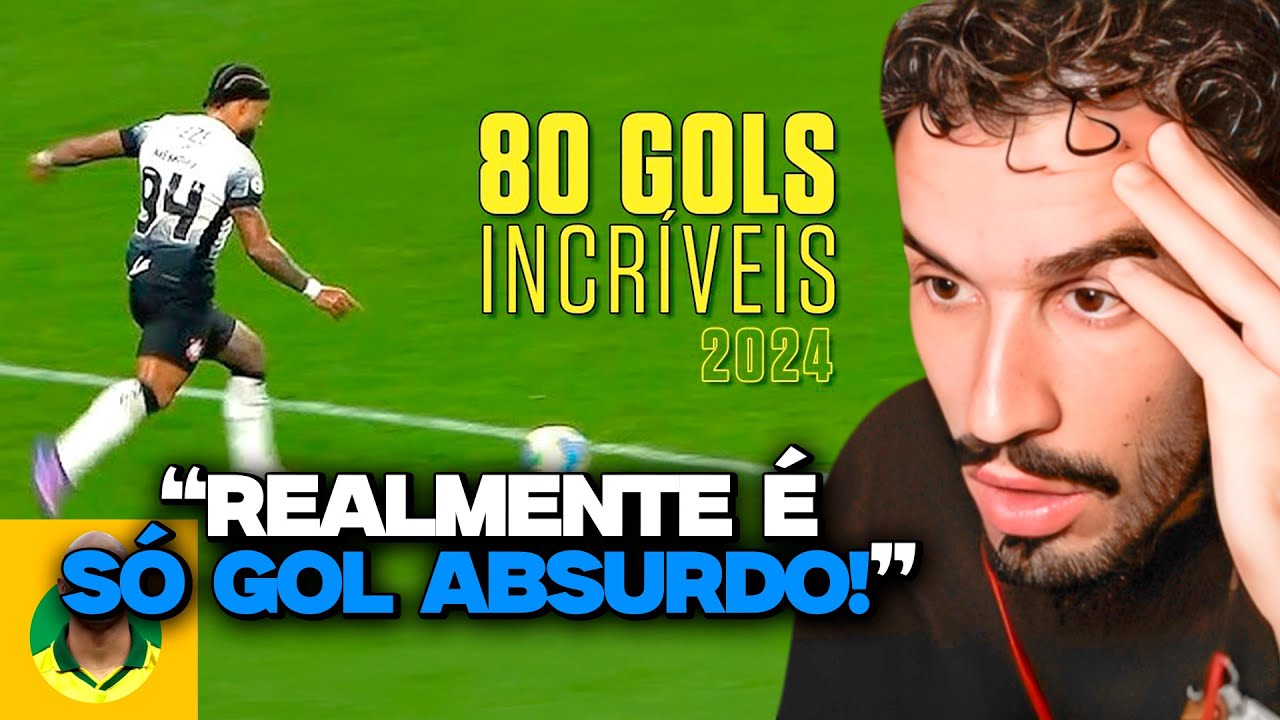 TOP 80 GOLS IMPRESSIONANTES DE 2024! | REACT FUTEBOL NACIONAL