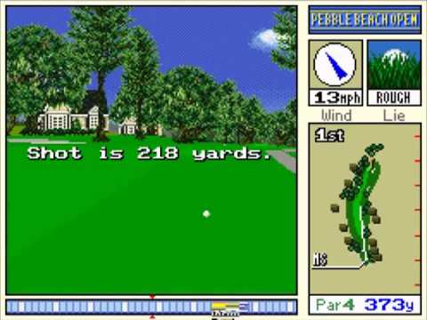 True Golf Classics : Pebble Beach Golf Links Megadrive