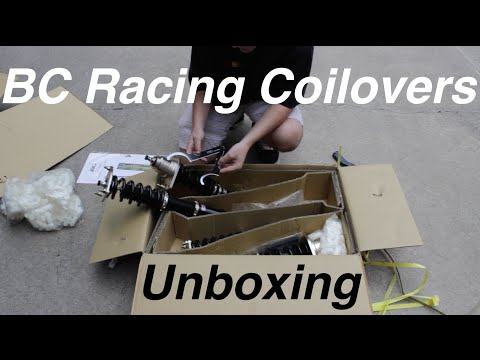 BC Racing Coilovers Unboxing