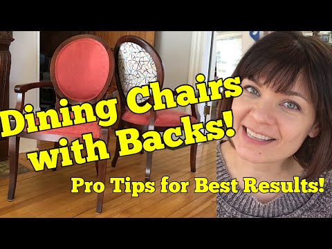Upholster your Dining Chair! Pro Tips!
