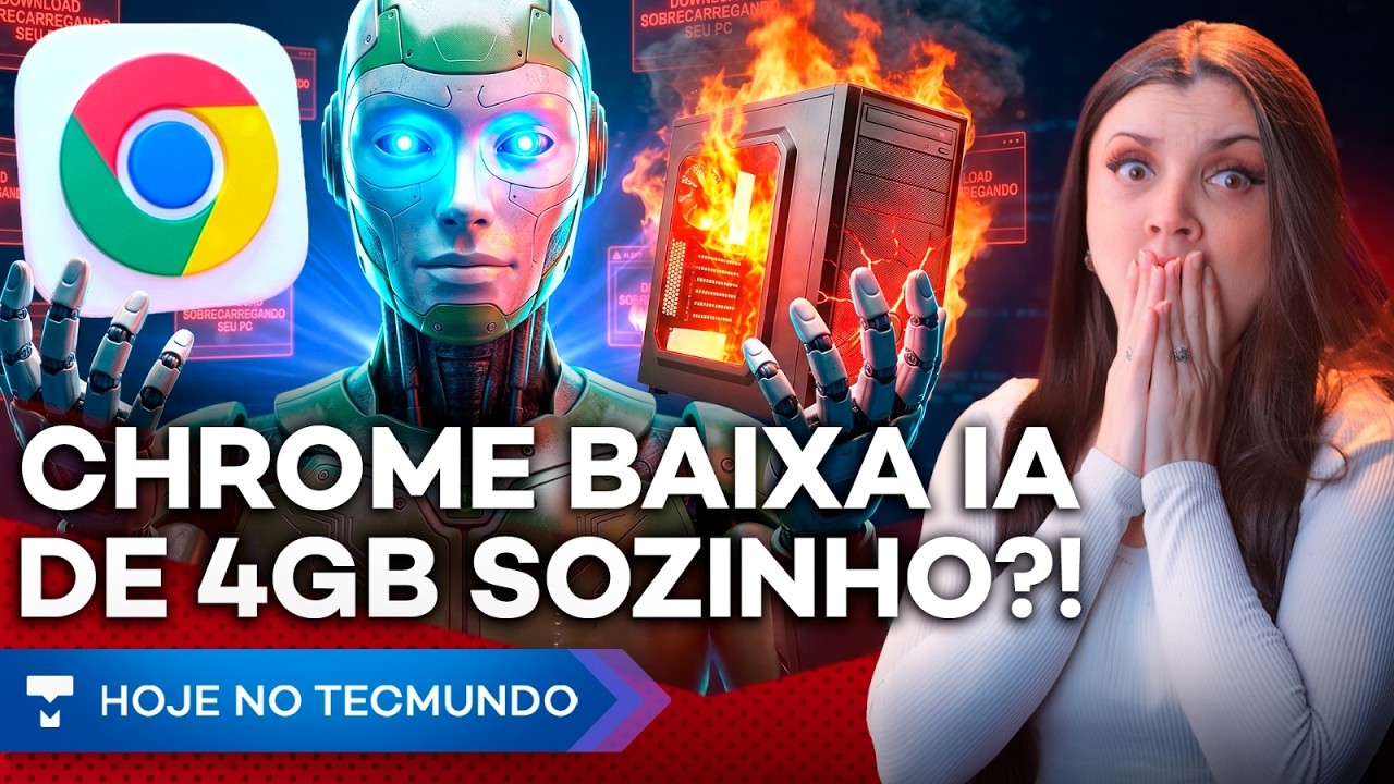 CHROME BAIXA IA ESCONDIDA?! INSTAGRAM APAGA CONTAS! VÍRUS NO WHATSAPP!