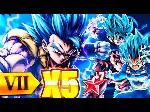THIS DAMAGE IS INSANE!!! 5x ZENKAI BUFFED LF FUSING GOGETA BLUE DESTROYS EVERYONE! (DB Legends)