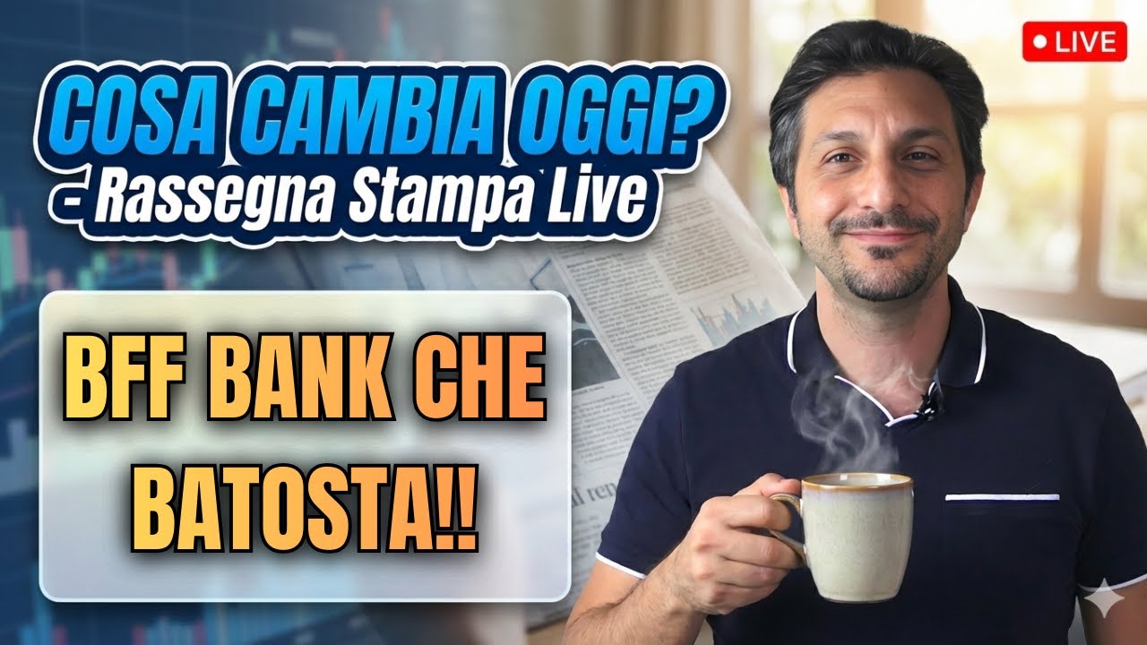 BFF BANK: -63% E INDAGATA PER FALSO IN BILANCIO (Hai Azioni in Banca?)