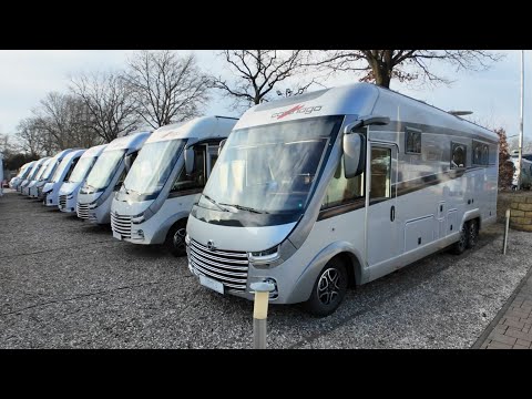 WOHNMOBIL HECKSITZGRUPPE für 2025 im VOLLINTEGRIERTEN CARTHAGO LINER FOR TWO I53L mit 3-Raum Konzept