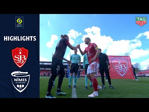 STADE BRESTOIS 29 - NÎMES OLYMPIQUE (1 - 1) - Highlights - (SB29 - NO) / 2020-2021