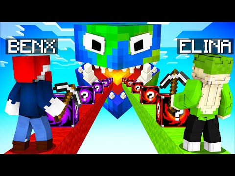 WER GEWINNT beim WELTRAUM LUCKY BLOCK RACE? Minecraft