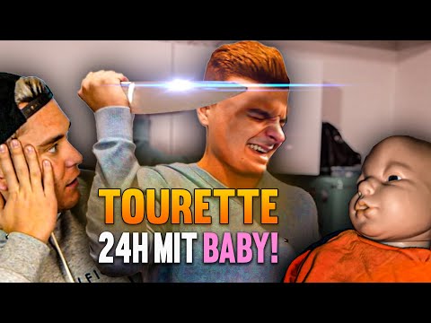Tourette als Vater! Jan kümmert sich 24h um ein Baby!!