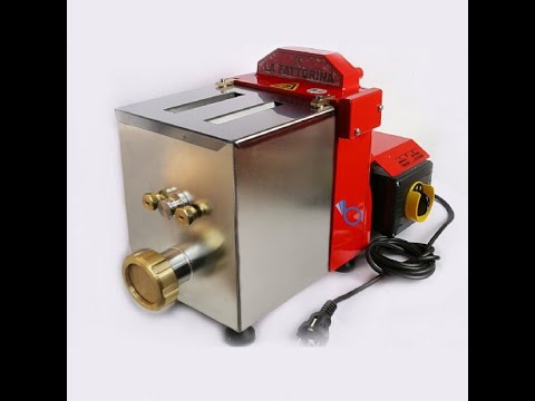 Italian Pasta Maker Machine La Fattorina Making Homemade Pasta Spaghetti Maccheroni Lasagne