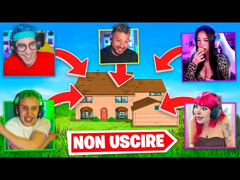 SOLO una CASA CHALLENGE su FORTNITE *penitenza a chi perde* !