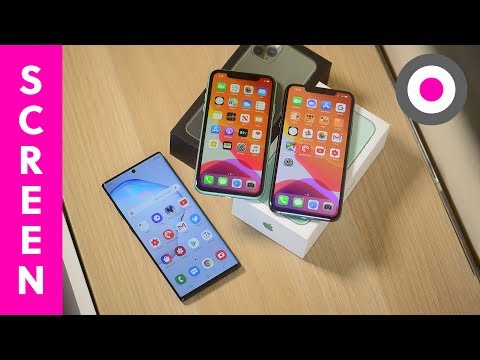 Which One Has The BEST Display | iPhone 11 Vs Note 10+ Vs iPhone 11 Pro Max | Display Comparison Video