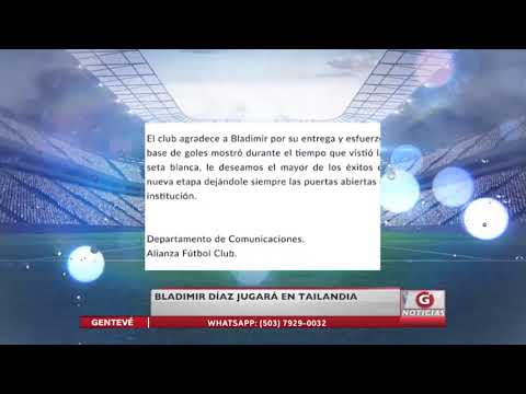 BLADIMIR DÍAZ JUGARÁ EN TAILANDIA